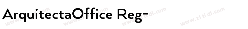 ArquitectaOffice Reg字体转换